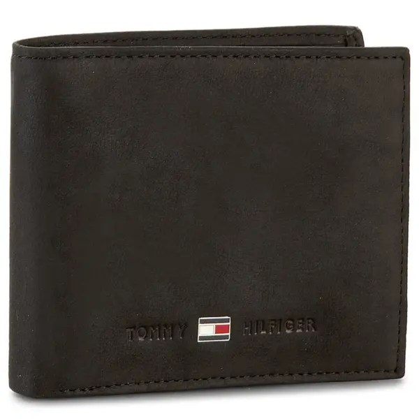Tommy Hilfiger Novčanik Tommy Hilfiger Johnson Mini Cc Wallet AM0AM00663 Crna
