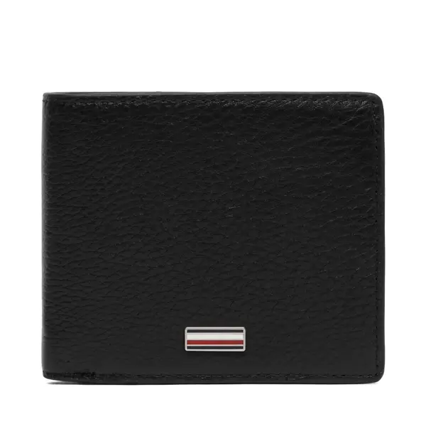 Tommy Hilfiger Novčanik Tommy Hilfiger Th Central Cc Flap And Coin AM0AM14497 Crna