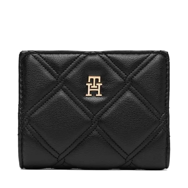 Tommy Hilfiger Novčanik Tommy Hilfiger Th Feminine Bifold AW0AW18701 Crna