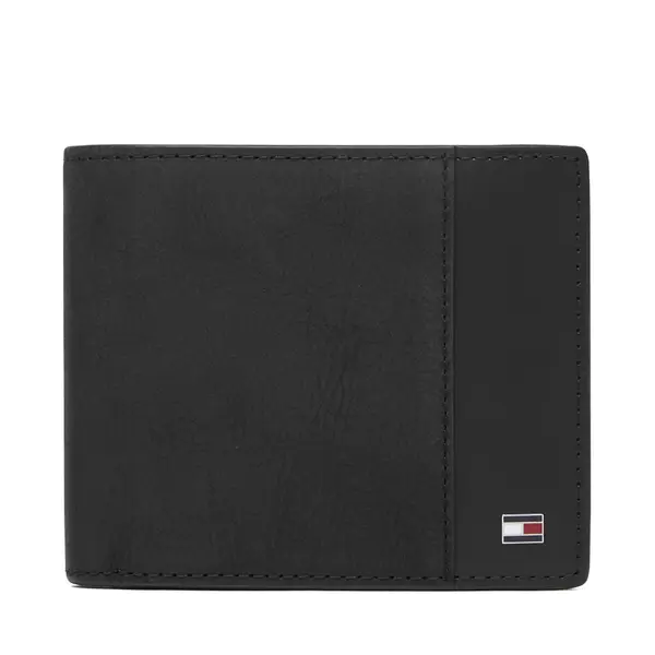 Tommy Hilfiger Novčanik Tommy Hilfiger Th Soho Cc Flap And Coin AM0AM14503 Crna