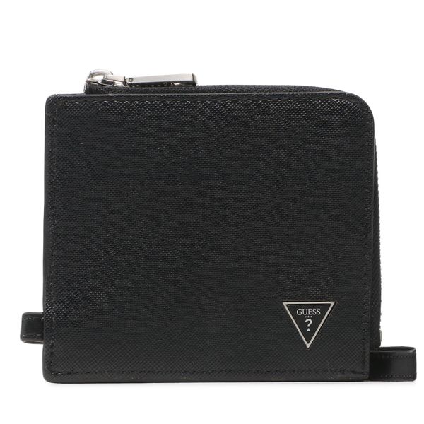 Guess Novčanik za kovanice Guess Certosa Saffiano Smart Slg SMECRS LEA82 BLA