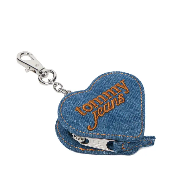 Tommy Jeans Novčanik za kovanice Tommy Jeans Tjw Cool Denim Heart Coin Purse AW0AW18595 Plava