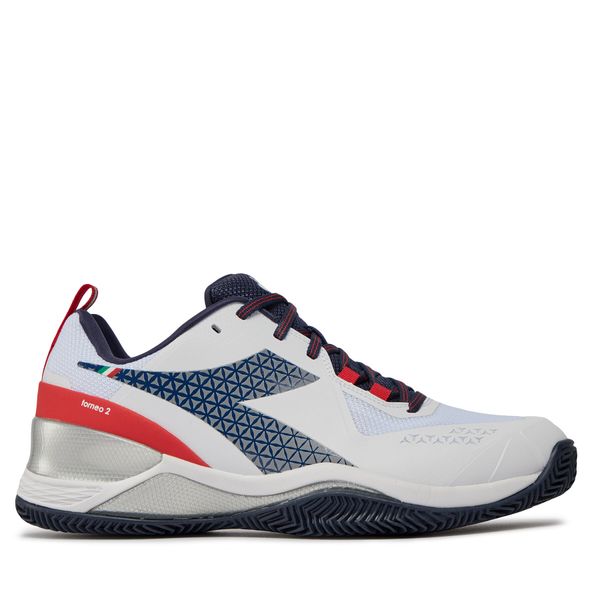 Diadora Obuća Diadora Blushield Torneo 2 Clay 101.179504 01 D0274 White/Blue Corsair/Fiery