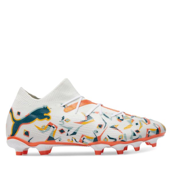 Puma Obuća Puma Future 7 Match Creativity Fg/Ag 107845-01 Puma White/Ocean Tropic/Turquoise Surf/Hot Heat/Sun Stream
