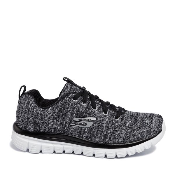 Skechers Obuća Skechers Twisted Fortune 12614/BKW Black/White