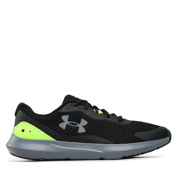 Under Armour Obuća Under Armour UA Surge 3 3024883-003 Black/Limesurge/Gravel