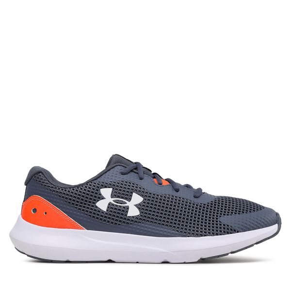 Under Armour Obuća Under Armour UA Surge 3 3024883-404 Down Pour Gray/Afterburn/White