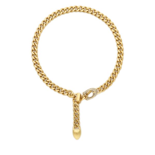 Coach Ogrlica Coach 37479032BRS715 Zlatna