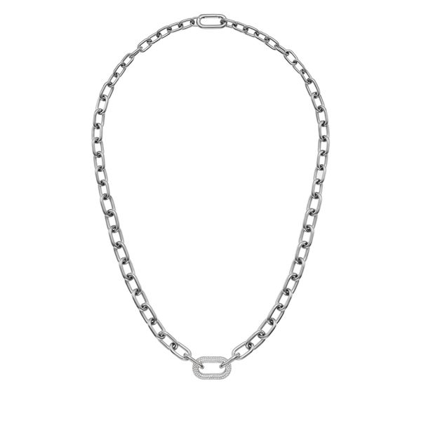 Daniel Wellington Ogrlica Daniel Wellington Crystal Link DW00400607 Srebrna