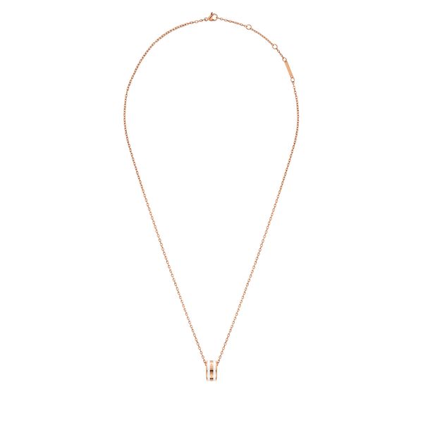 Daniel Wellington Ogrlica Daniel Wellington Emalie DW00400153 Ružičasta pozlata