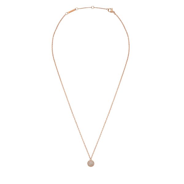 Daniel Wellington Ogrlica Daniel Wellington Pavé DW00400625 Ružičasta pozlata