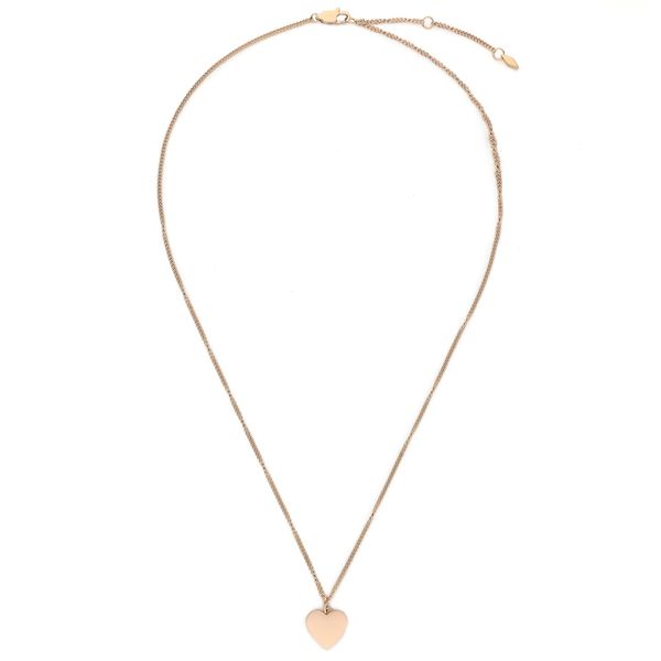 Fossil Ogrlica Fossil Engraveable JF03021791 Zlatna