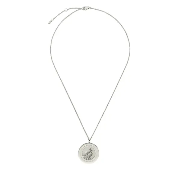 Fossil Ogrlica Fossil Harlow Locket JF04737040 Srebrna