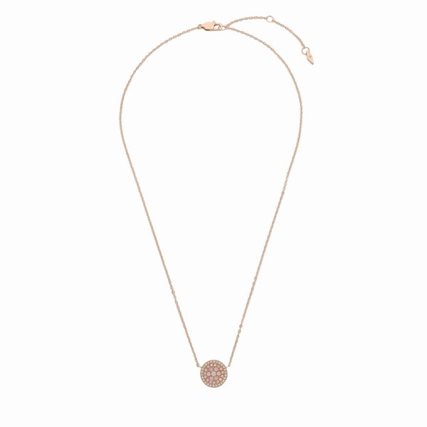 Fossil Ogrlica Fossil JF01740791 Ružičasta pozlata