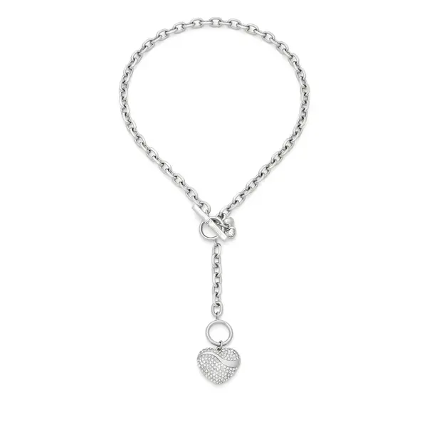 Guess Ogrlica Guess JUBN04 494JW Srebrna
