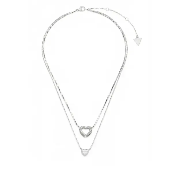 Guess Ogrlica Guess JUBN05 026JW Srebrna