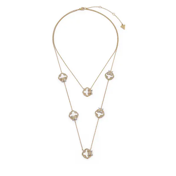 Guess Ogrlica Guess JUBN05 581JW Zlatna