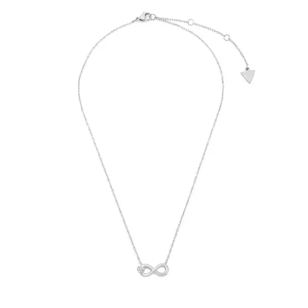 Guess Ogrlica Guess JUBN06 047JW Srebrna