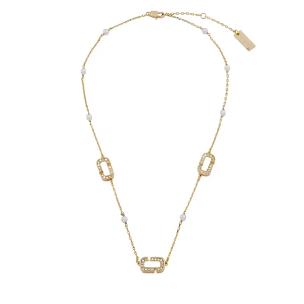 Marc Jacobs Ogrlica Marc Jacobs The J Mrc Luxe Station 2P5JNC001J21 Zlatna