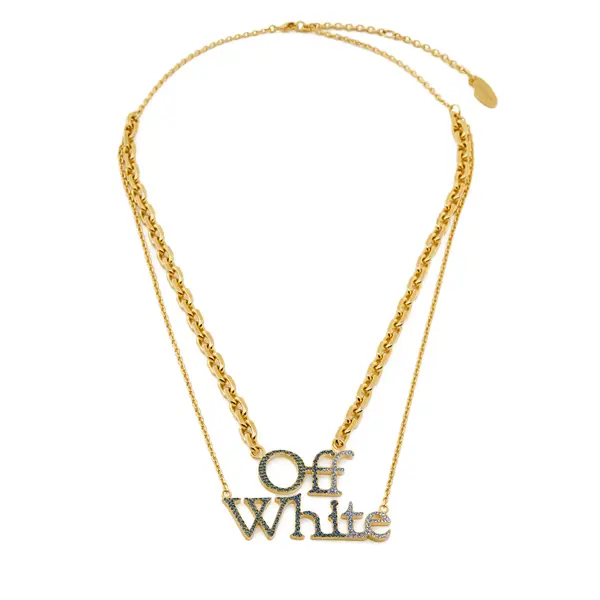 Off-White Ogrlica Off-White OWOB097S23MET0028445 Zlatna