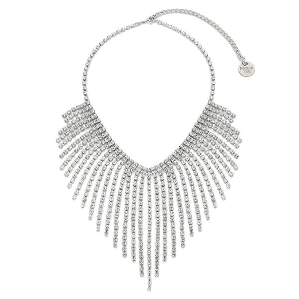 Patrizia Pepe Ogrlica Patrizia Pepe 8JA030/M020-W350 Crystal Strass