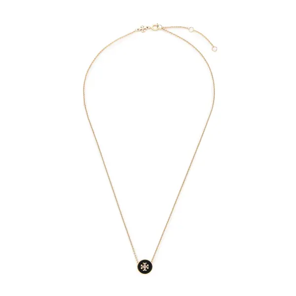TORY BURCH Ogrlica Tory Burch Kira Enamel Pendant Necklace 90549 Zlatna