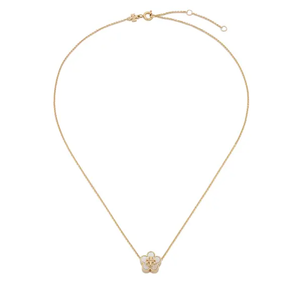 TORY BURCH Ogrlica Tory Burch Kira Flower 158996 Zlatna