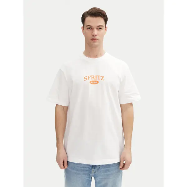 Only & Sons Only & Sons T-shirt Spritz 22034398 Bijela Relaxed Fit