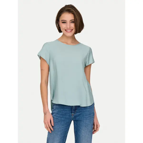 Only ONLY T-shirt Aya 15339742 Zelena Regular Fit