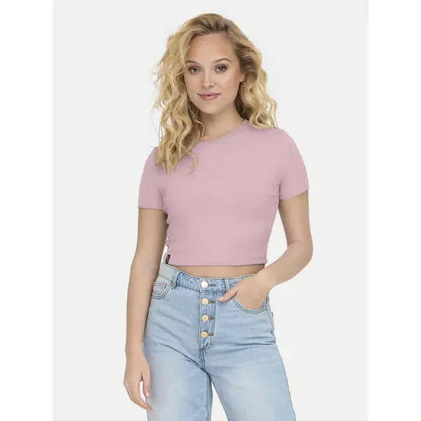 Only ONLY T-shirt Betty 15311891 Ljubičasta Regular Fit