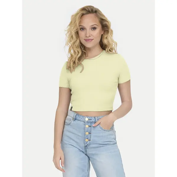 Only ONLY T-shirt Betty 15311891 Žuta Regular Fit