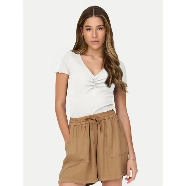 Only ONLY T-shirt Betty 15311919 Bijela Regular Fit