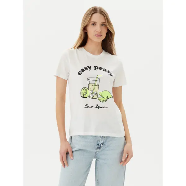 Only ONLY T-shirt Kita 15349150 Bijela Regular Fit