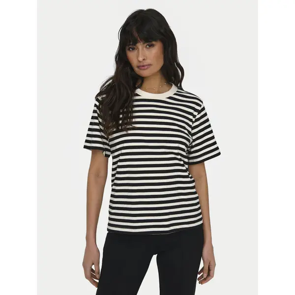 Only ONLY T-shirt Livina 15272227 Crna Regular Fit