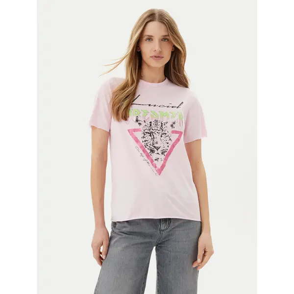 Only ONLY T-shirt Lucy 15307412 Ružičasta Regular Fit