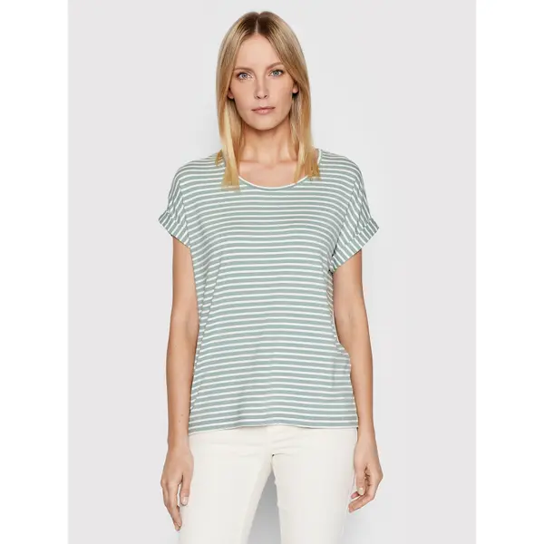 Only ONLY T-shirt Moster 15206243 Zelena Relaxed Fit