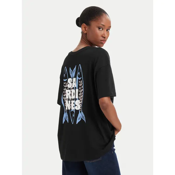 Only ONLY T-shirt Vivvi 15346761 Crna Regular Fit