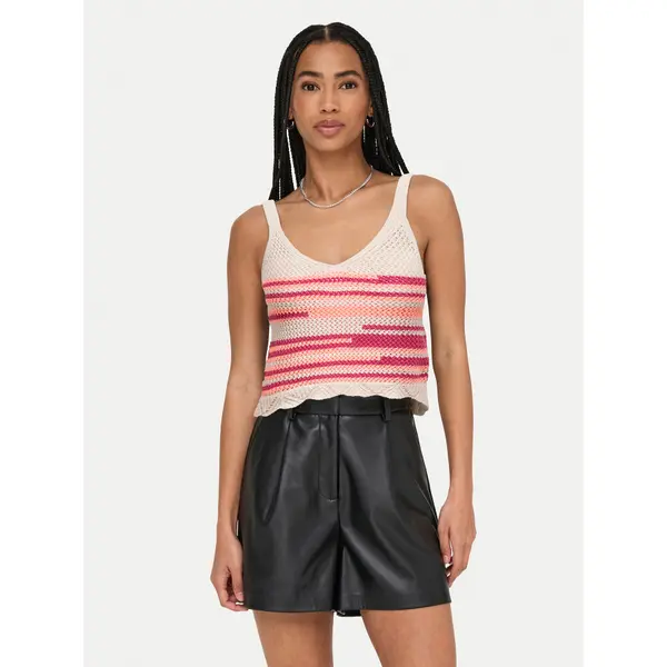Only ONLY Top Merida 15344404 Ružičasta Regular Fit
