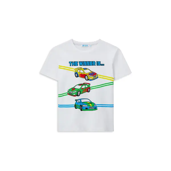Original Marines Original Marines T-shirt DFP2249CM Bijela Regular Fit