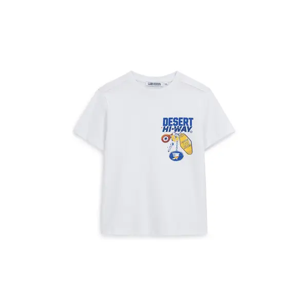 Original Marines Original Marines T-shirt DFP4205YM Bijela Regular Fit