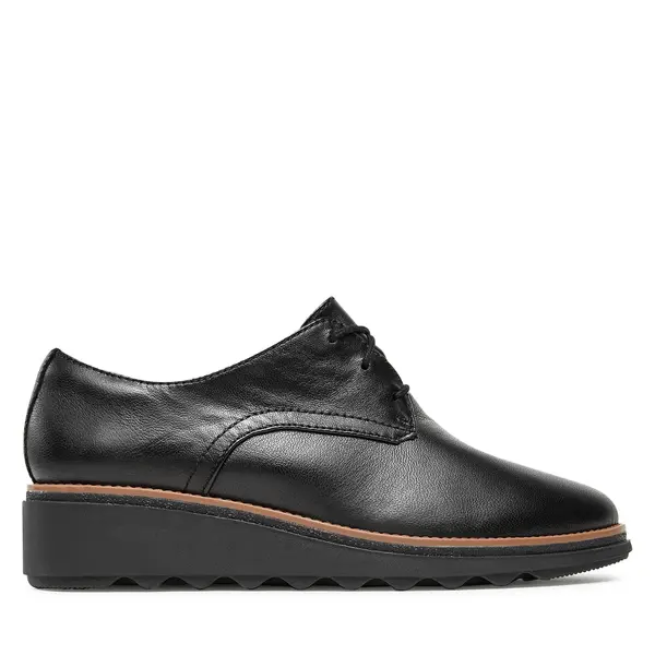 Clarks Oxfordice Clarks Sharon Rae 261754164 Crna