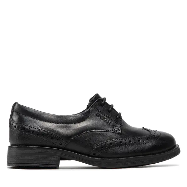 Geox Oxfordice Geox J Agata D J8449D 00043 C9999 S Crna