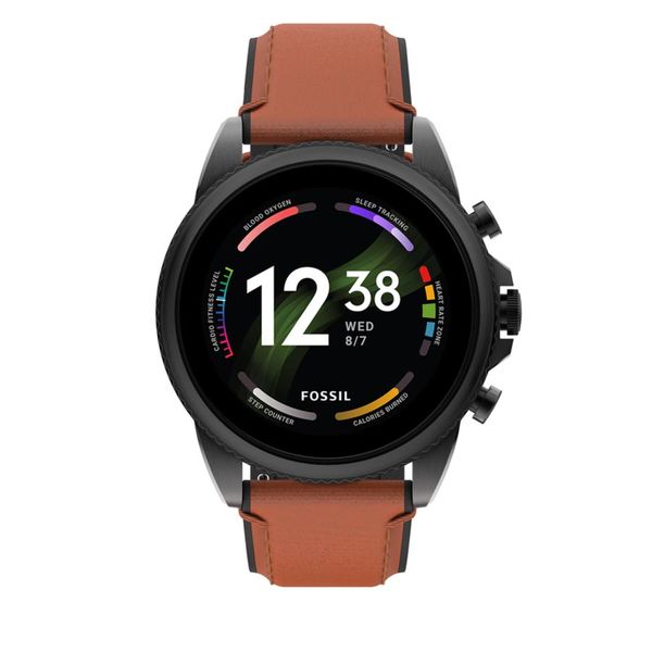 Fossil Pametni sat Fossil Gen 6 FTW4062 Black/Brown