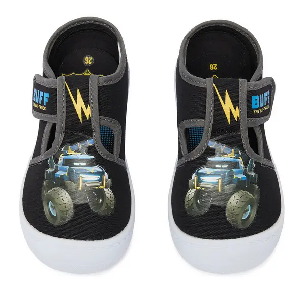 BATWHEELS Papuče BATWHEELS CEO-CM-SS26-200WBBW Crna