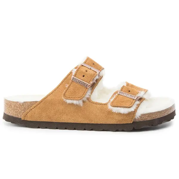 Birkenstock Papuče Birkenstock Arizona Fur 1001135 Smeđa
