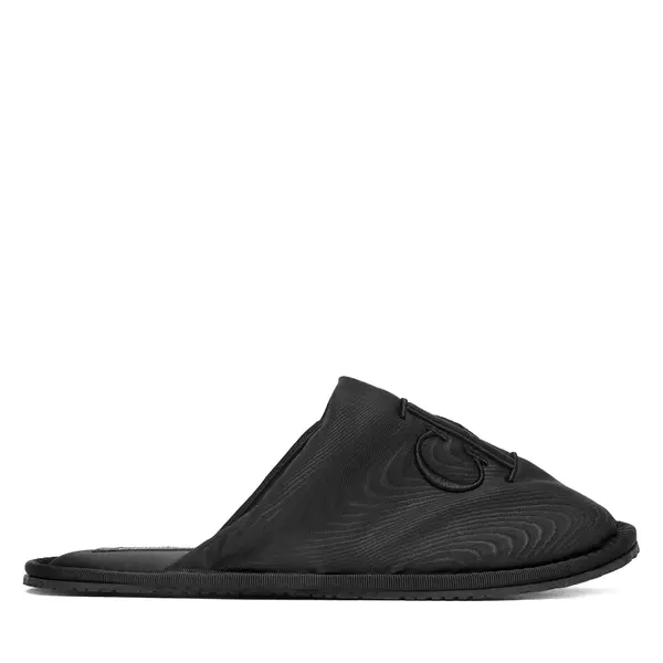 Calvin Klein Jeans Papuče Calvin Klein Jeans Slipper Satin Moire YW0YW02053 Crna