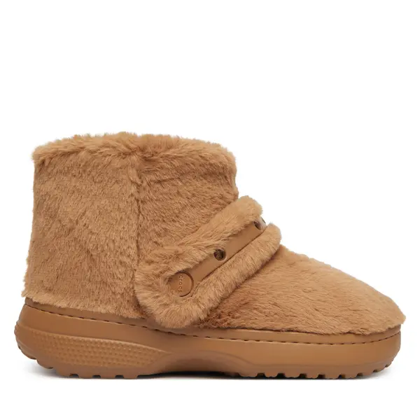 Crocs Papuče Crocs Classic Unfurgettable Boot 211743 Bež