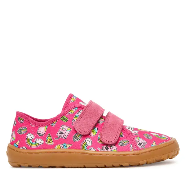 froddo Papuče Froddo Barefoot Canvas G1700440-10 D Ružičasta