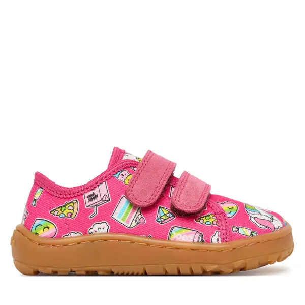 froddo Papuče Froddo Barefoot Canvas G1700440-10 M Ružičasta