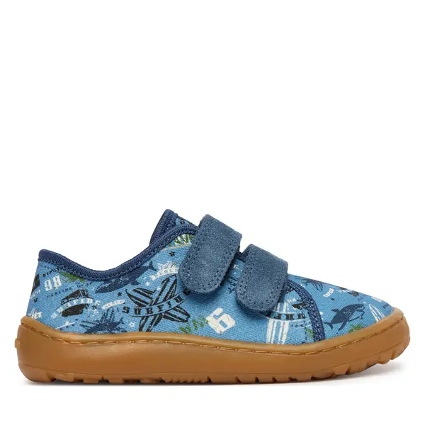 froddo Papuče Froddo Barefoot Canvas G1700440-6 S Plava